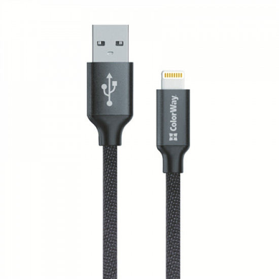 ColorWay Data Cable Apple Lightning Charging cable Fast and safe charging Stable data transmission