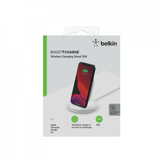 Belkin Wireless Charging Stand with PSU BOOST CHARGE