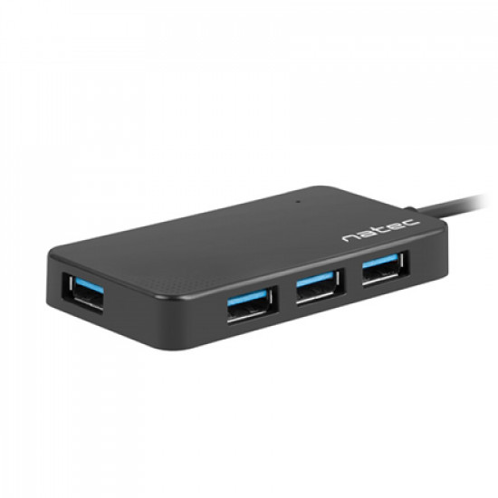 Natec 4 Port Hub With USB 3.0 Moth NHU-1342 0.15 m Black