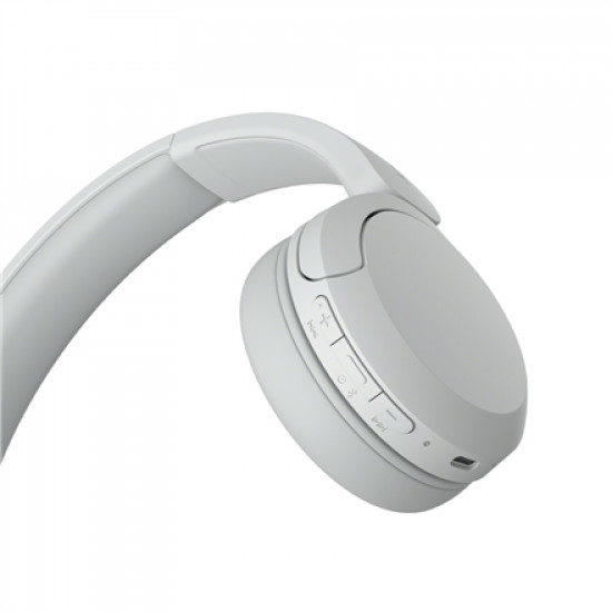 Sony WH-CH520 Wireless Headphones, White Sony Wireless Headphones WH-CH520 Wireless On-Ear Microphone Noise canceling Wireless White