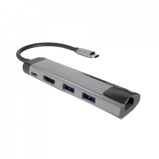 Natec Multi-Port Adapter Fowler Go USB Type-C