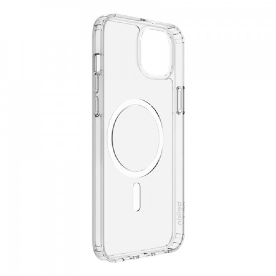 Belkin SheerForce Magnetic Anti-Microbial Protective Case Protective Case Apple iPhone 14 N/A Transparent Protect your new iPhone 14 with a MagSafe-compatible, magnetic phone case. The clear, UV light-resistant material prevents discoloration, and the rai