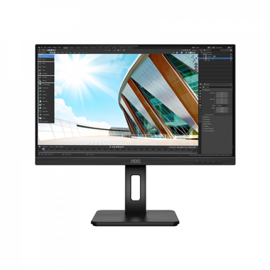 AOC | Monitor | U27P2 | 27  | IPS | UHD | 16:9 | 60 Hz | 4 ms | 3840 x 2160 | 350 cd/m² | Headphone out (3.5mm) | Black | Warranty 36 month(s)