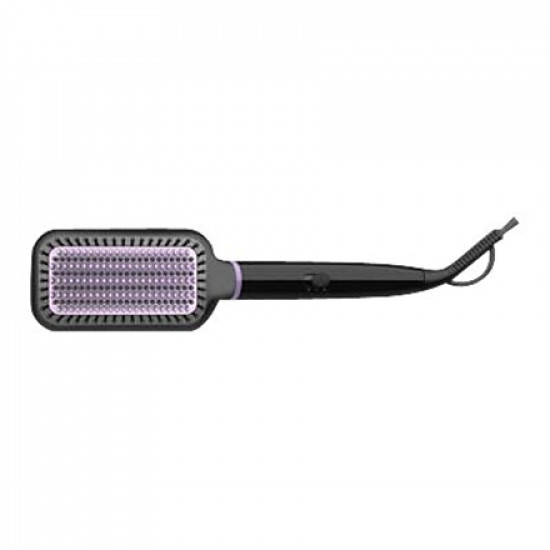 Philips Heated Straigthening Brush BHH880/00,ceramic coating,heated and nylon bristle design for best results,thermo sensor for EHD,2 temp.