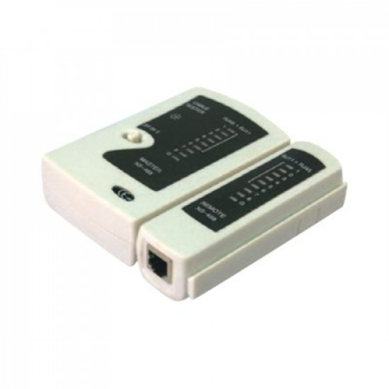 Logilink Cable tester for RJ11, RJ12 and RJ45 with remote unit