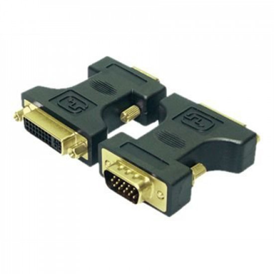 LogiLink DVI Adapter DVI-I female - VGA DSUB male Logilink Vga to dvi adapter Black