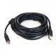 Cable USB 2.0 AM-BM 1.8m (with ferrite) black