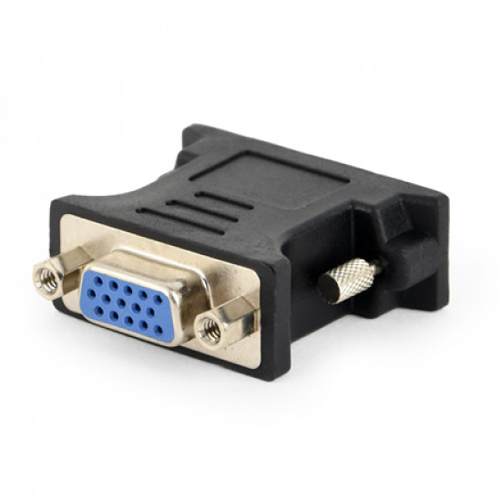 Gembird Adapter DVI-A male to VGA 15-pin HD (3 rows) female, black Gembird