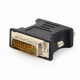 I/O ADAPTER DVI TO VGA/A-DVI-VGA-BK GEMBIRD