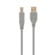 Cablexpert CCP-USB2-AMBM-6G USB 2.0 A-plug B-plug 6ft cable, grey color Cablexpert