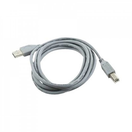 Cablexpert CCP-USB2-AMBM-6G USB 2.0 A-plug B-plug 6ft cable, grey color Cablexpert