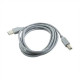 Cablexpert CCP-USB2-AMBM-6G USB 2.0 A-plug B-plug 6ft cable, grey color Cablexpert