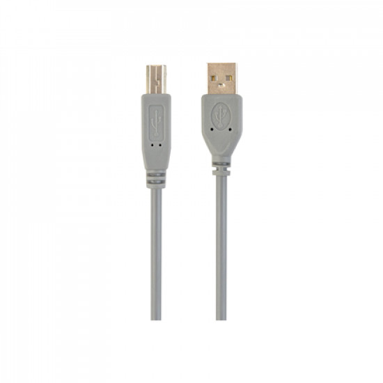 Cablexpert CCP-USB2-AMBM-6G USB 2.0 A-plug B-plug 6ft cable, grey color Cablexpert