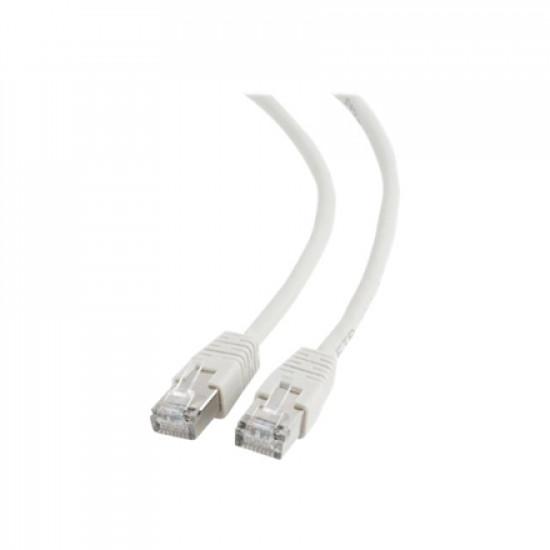 Cablexpert FTP Cat6 Patch cord Perfect connection Foil shielded - for a reliable connection Gold plated contacts 2 m White