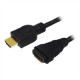 Logilink HDMI Cable Type A Male - HDMI Type A Female Black HDMI to HDMI 2 m