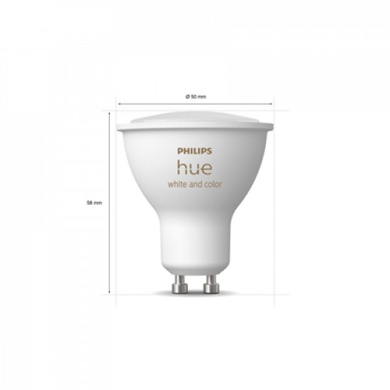 Smart Light Bulb|PHILIPS|Power consumption 5 Watts|Luminous flux 350 Lumen|6500 K|220V-240V|Bluetooth|929001953113