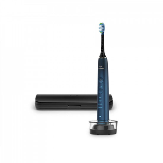 Philips HX9911/88 Philips Sonicare DiamondClean 9000 Electric toothbrush with app, Blue Philips Electric Toothbrush with app HX9911/88 Sonicare DiamondClean 9000 Rechargeable For adults Dark Blue Number of brush heads included 1 Number of teeth brushing m