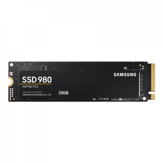 Samsung V-NAND SSD 980 250 GB SSD form factor M.2 2280 SSD interface M.2 NVME Write speed 1300 MB/s Read speed 2900 MB/s