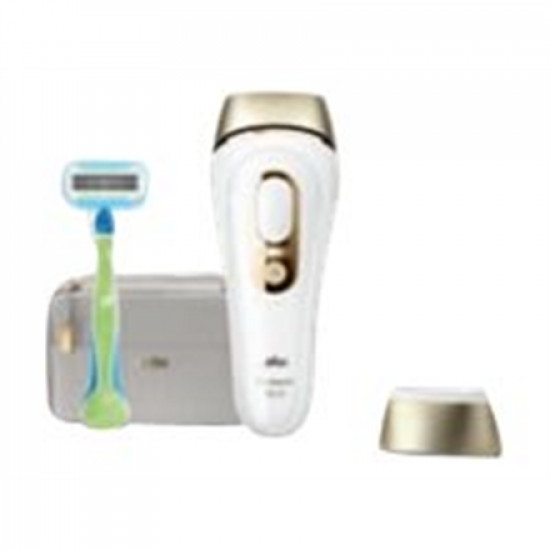 Braun Epilator PL5054 Silk-expert Pro 5 IPL Bulb lifetime (flashes) 400.000 Number of power levels 10 White/Gold