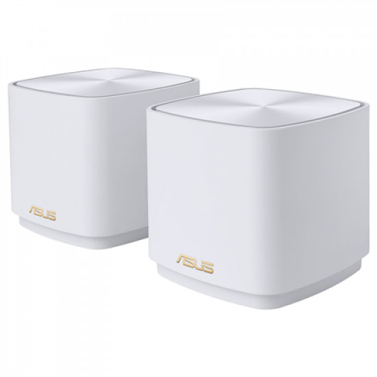 Asus EU+UK 2PK Router ZenWiFi XD5 802.11ax 574+2402 Mbit/s 10/100/1000 Mbit/s Ethernet LAN (RJ-45) ports 1 Mesh Support Yes MU-MiMO Yes No mobile broadband