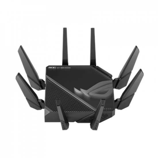 Asus Wifi 6 802.11ax Quad-band Gigabit Gaming Router ROG GT-AXE16000 Rapture 802.11ax 1148+4804+4804+48004 Mbit/s 10/100/1000 Mbit/s Ethernet LAN (RJ-45) ports 4 Mesh Support Yes MU-MiMO Yes No mobile broadband Antenna type External/Internal 1xUSB 3.2, 1x