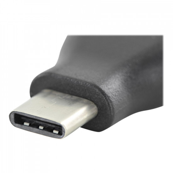 Digitus USB Type-C adapter, type C to A M/F, 3A, 5GB, 3.0 Version AK-300506-000-S Jack USB A Plug USB C