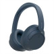 Sony WH-CH720N Wireless ANC (Active Noise Cancelling) Headphones, Blue Sony Wireless Headphones WH-CH720N Wireless On-Ear Microphone Noise canceling Wireless Blue