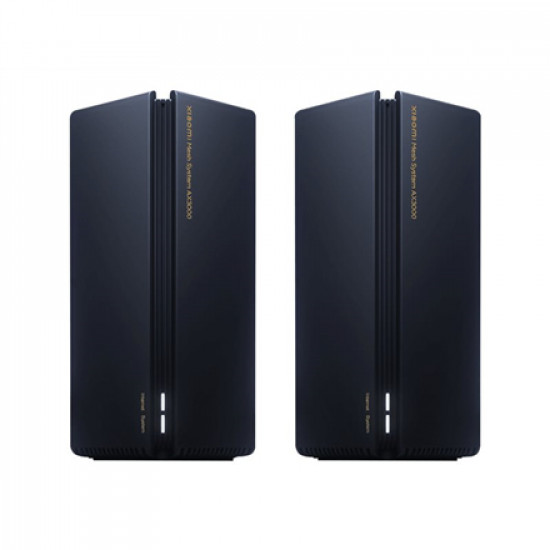 Xiaomi Mesh System AX3000 (2-pack) 802.11ax 574+2402 Mbit/s Ethernet LAN (RJ-45) ports 3 Mesh Support Yes MU-MiMO No No mobile broadband Antenna type Internal