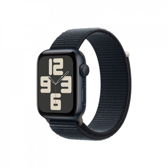 Apple Watch SE GPS 44mm Midnight Aluminium Case with Midnight Sport Loop Apple