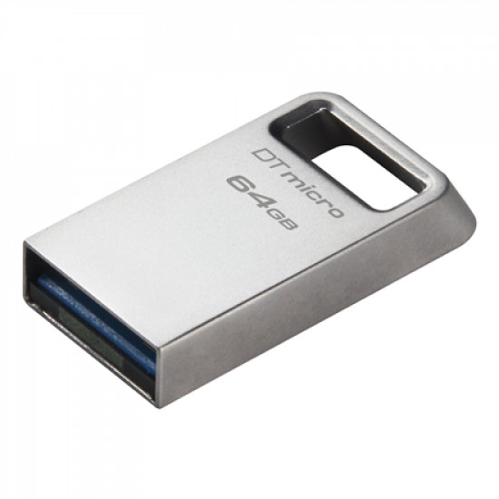 Kingston USB 3.2 Flash Drive DataTraveler micro 64 GB USB 3.2 Silver