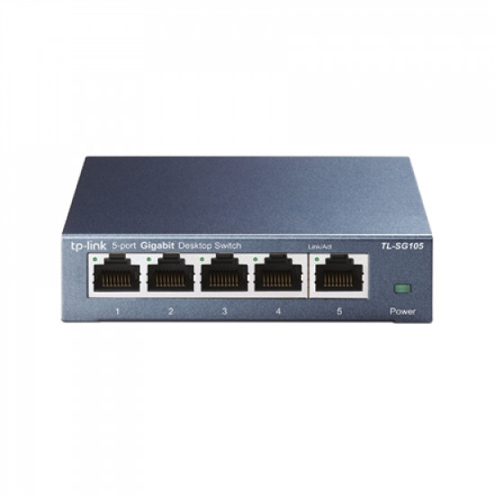 TP-LINK | Switch | TL-SG105 | Unmanaged | Desktop | Gigabit Ethernet (copper) ports quantity 5 | Power supply type External | 24 month(s)