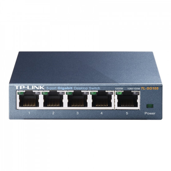 TP-LINK | Switch | TL-SG105 | Unmanaged | Desktop | Gigabit Ethernet (copper) ports quantity 5 | Power supply type External | 24 month(s)