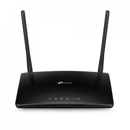 TP-LINK 4G LTE Router TL-MR6400 802.11n 300 Mbit/s 10/100 Mbit/s Ethernet LAN (RJ-45) ports 3 Mesh Support No MU-MiMO No 4G Antenna type 2xExternal No USB