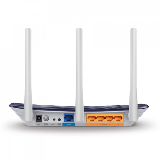 TP-LINK Router Archer C20 802.11ac 300+433 Mbit/s 10/100 Mbit/s Ethernet LAN (RJ-45) ports 4 Mesh Support No MU-MiMO No No mobile broadband Antenna type 3xExternal No