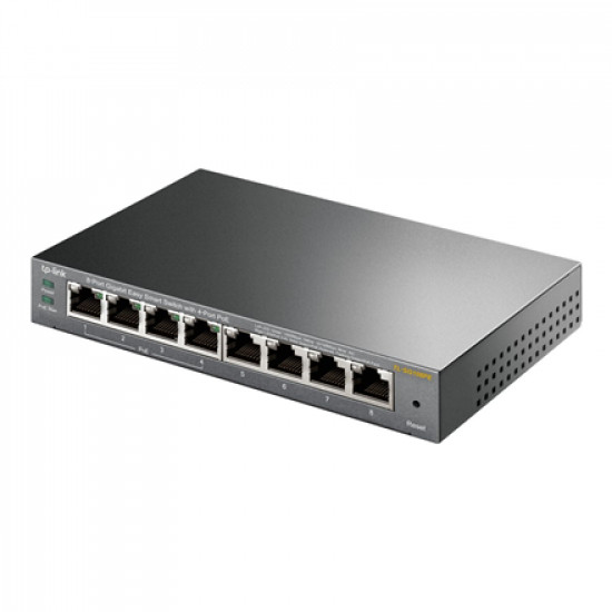 TP-LINK Smart Switch TL-SG108PE Web Managed Desktop 1 Gbps (RJ-45) ports quantity 4 PoE+ ports quantity 4 Power supply type External