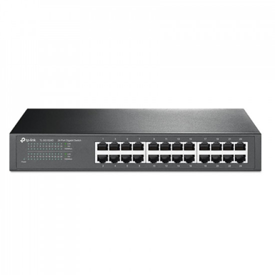 TP-LINK | Switch | TL-SG1024D | Unmanaged | Desktop/Rackmountable | Gigabit Ethernet (copper) ports quantity 24 | 36 month(s)