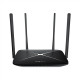 Mercusys AC1200 Wireless Dual Band Gigabit Router AC12G 802.11ac 300+867 Mbit/s 10/100/1000 Mbit/s Ethernet LAN (RJ-45) ports 3 Mesh Support No MU-MiMO No No mobile broadband Antenna type 4xFixed No