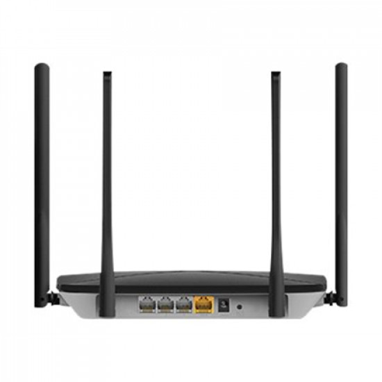 Mercusys AC1200 Wireless Dual Band Gigabit Router AC12G 802.11ac 300+867 Mbit/s 10/100/1000 Mbit/s Ethernet LAN (RJ-45) ports 3 Mesh Support No MU-MiMO No No mobile broadband Antenna type 4xFixed No