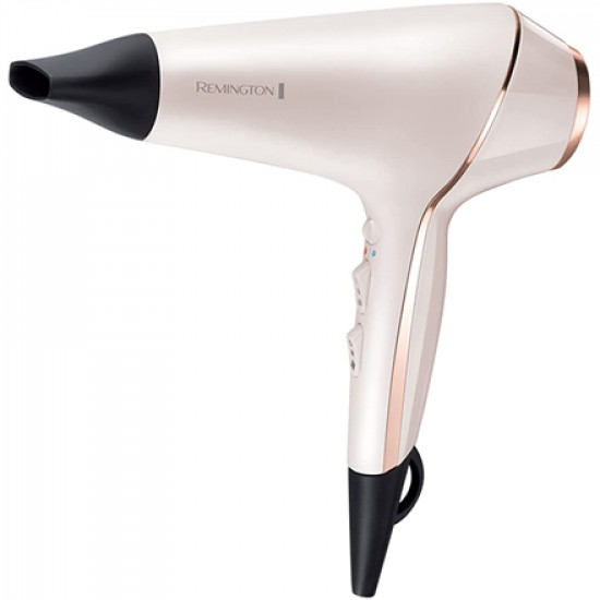 Remington Hair dryer ProLuxe AC9140 2400 W Number of temperature settings 3 Ionic function Diffuser nozzle White/Gold/Black