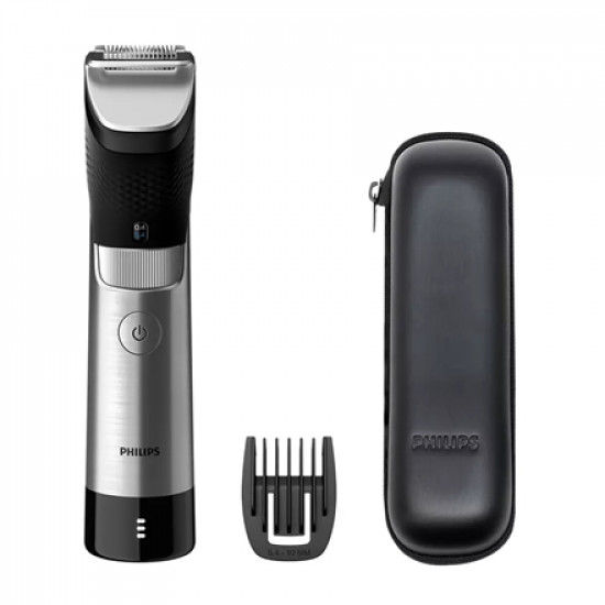 Philips 9000 Prestige Beard trimmer BT9810/15, SteelPrecision Technology, 3-level battery indicator, PowerAdapt Sensor