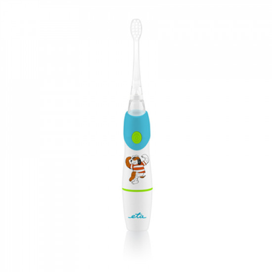 ETA SONETIC Toothbrush ETA071090000 Rechargeable For kids Number of brush heads included 2 Number of teeth brushing modes Does not apply Sonic technology White/Light blue