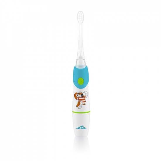 ETA SONETIC Toothbrush ETA071090000 Rechargeable For kids Number of brush heads included 2 Number of teeth brushing modes Does not apply Sonic technology White/Light blue