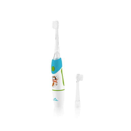 ETA SONETIC Toothbrush ETA071090000 Rechargeable For kids Number of brush heads included 2 Number of teeth brushing modes Does not apply Sonic technology White/Light blue