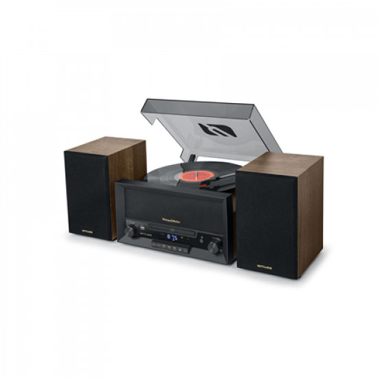 Muse Turntable Micro System MT-120MB Drawer-type CD door USB port AUX in