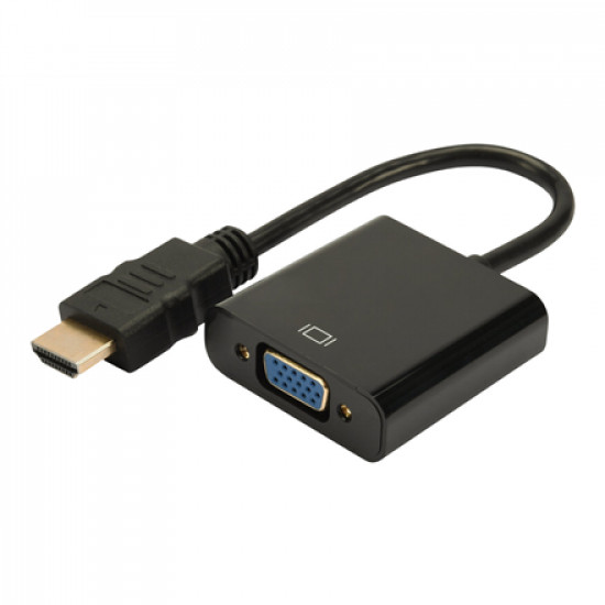 Digitus HDMI to VGA converter adapter DA-70461 Black