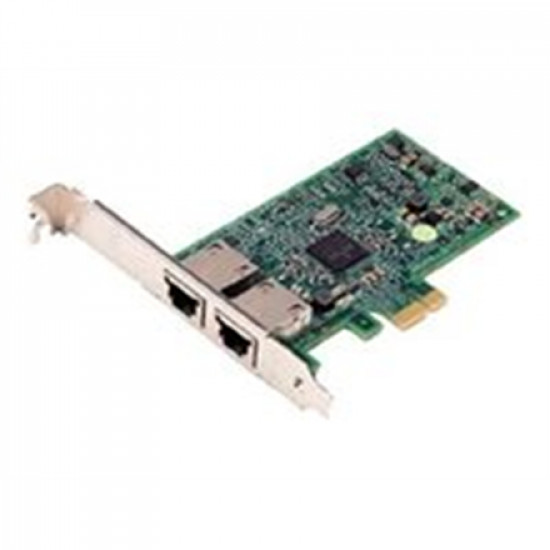 Dell Broadcom 5720 Dual Port 1GbE BASE-T Adapter, PCIe LP, Customer Kit, V2, FW RESTRICTIONS APPLY | Dell