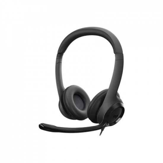 Logitech Computer headset H390 Built-in microphone USB Type-A Black