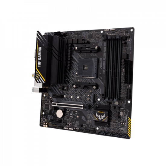 Asus TUF GAMING A520M-PLUS Processor family AMD Processor socket AM4 DDR4 Memory slots 4 Supported hard disk drive interfaces SATA, M.2 Number of SATA connectors 4 Chipset AMD A520 Micro ATX