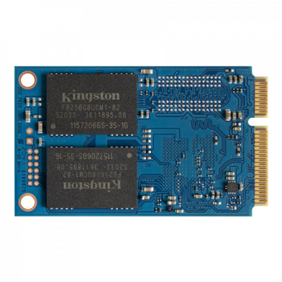 Kingston KC600 256 GB SSD interface mSATA Write speed 500 MB/s Read speed 550 MB/s