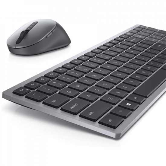 Dell Keyboard and Mouse KM7120W Keyboard and Mouse Set Wireless Batteries included EN/LT Wireless connection Titan Gray Bluetooth